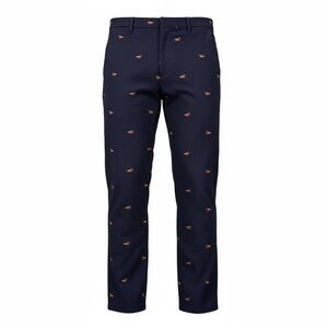 Bonobos Golf Duck Print Performance Pants 31x30 Navy EUC